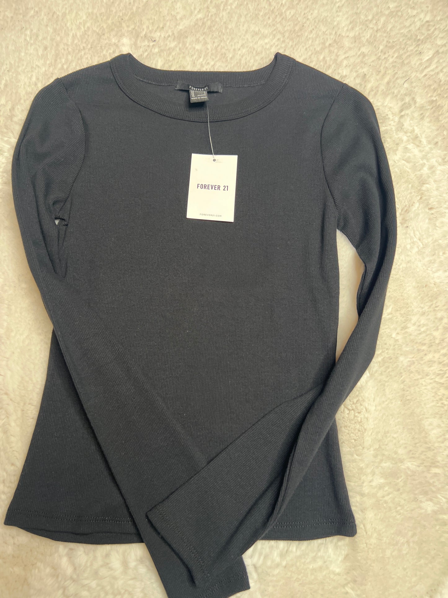 Camiseta manga larga Forever 21 para mujer