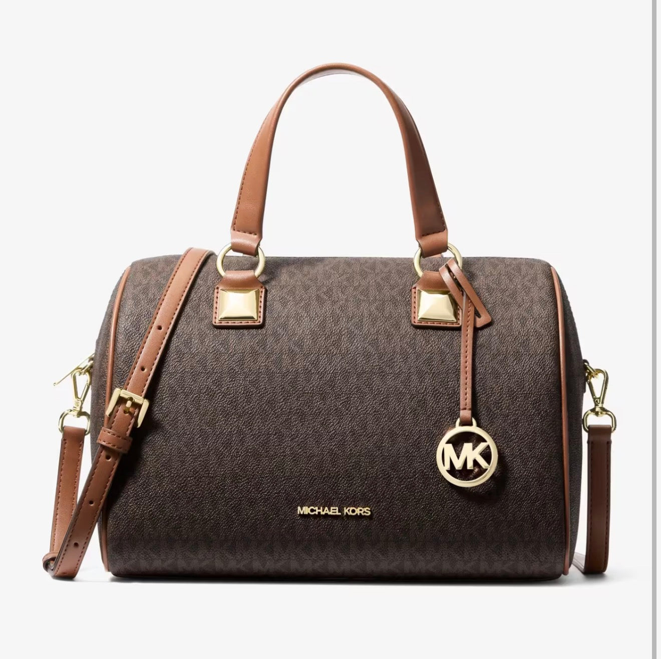 Cartera Michael Kors Grayson Medium Signature Logo