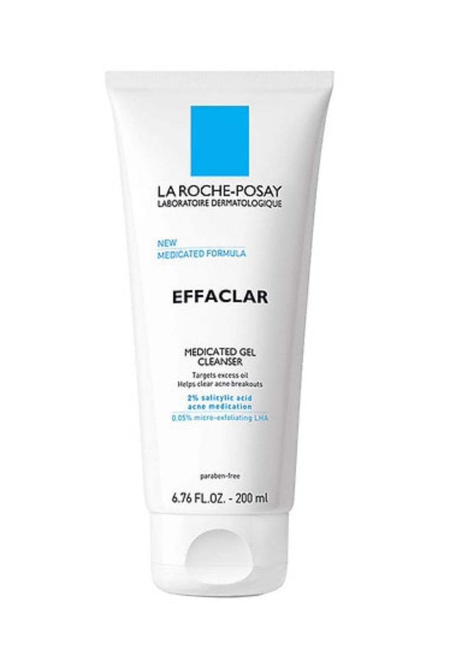 La Roche-Posay Medicated Gel Cleaner for Acne with Salicylic Acid 6.76 OZ