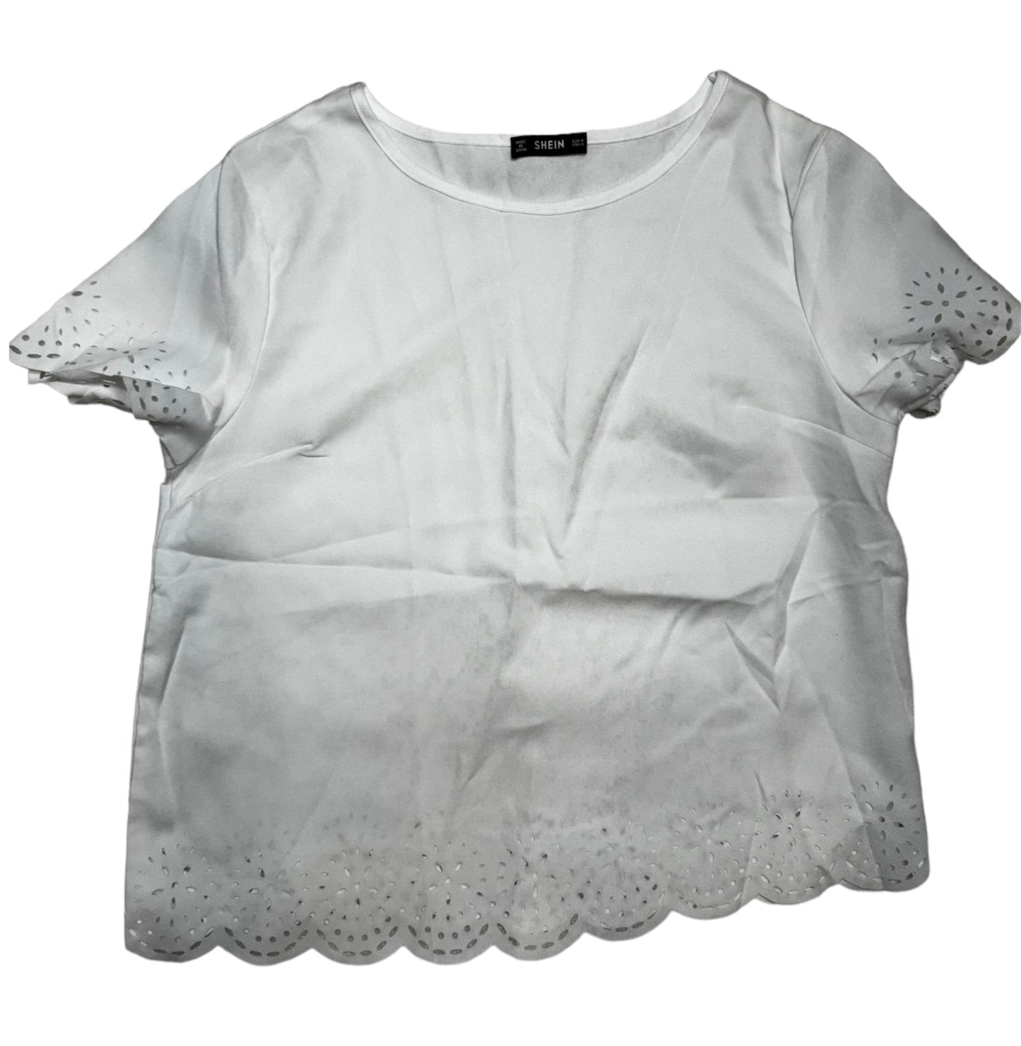 Camisa Shein con Encaje de Mujer