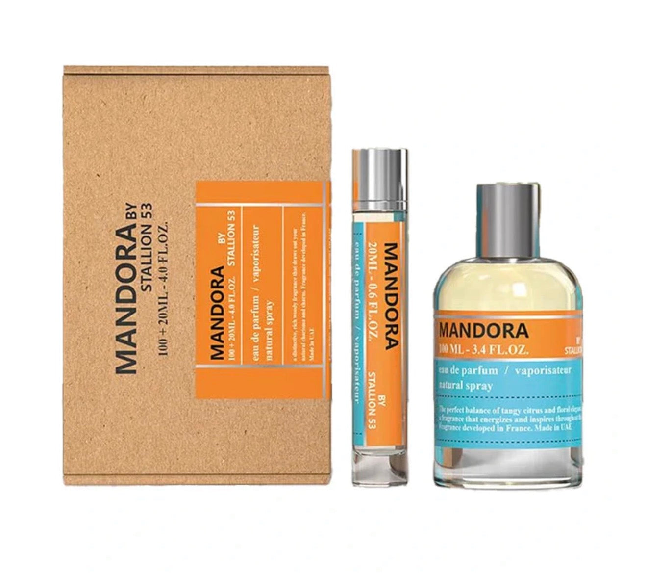 Perfume MANDORA BY STALLION 53 + 20ml Hombre