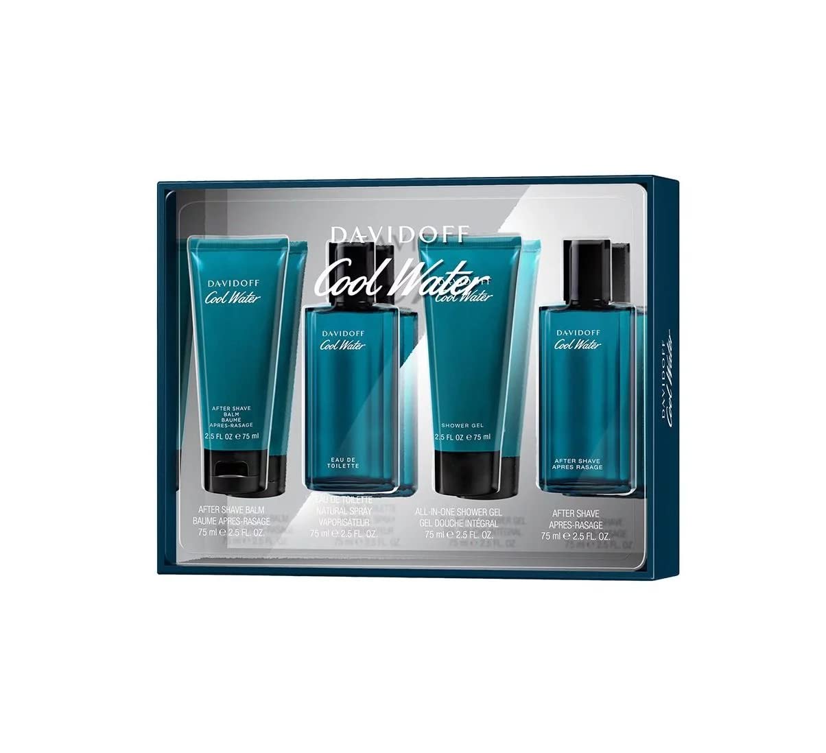 Perfume Cool Water set 4 piezas