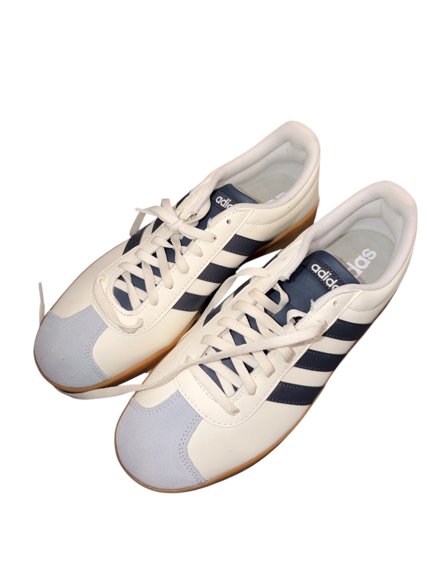 Zapatos Adidas Blanco con Azul Marino