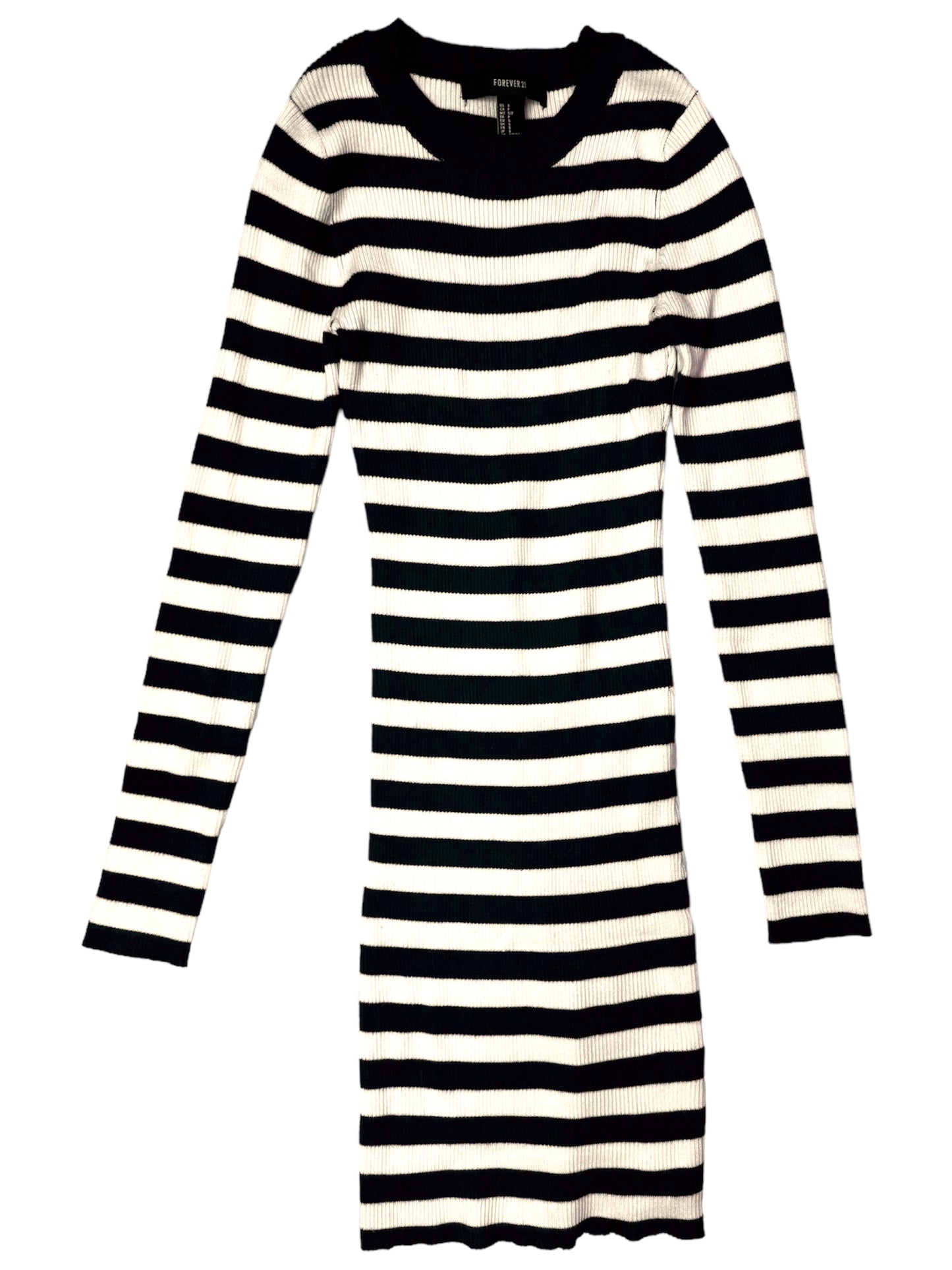 Vestido Forever 21 de mangas largas