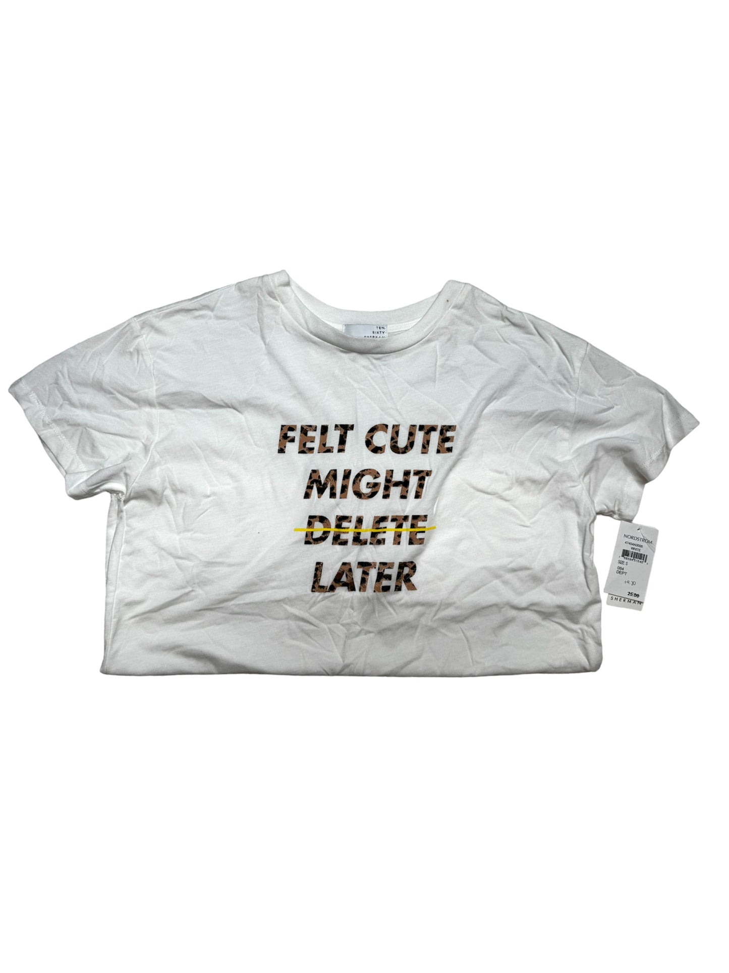 Camiseta “Felt Cute” de Mujer