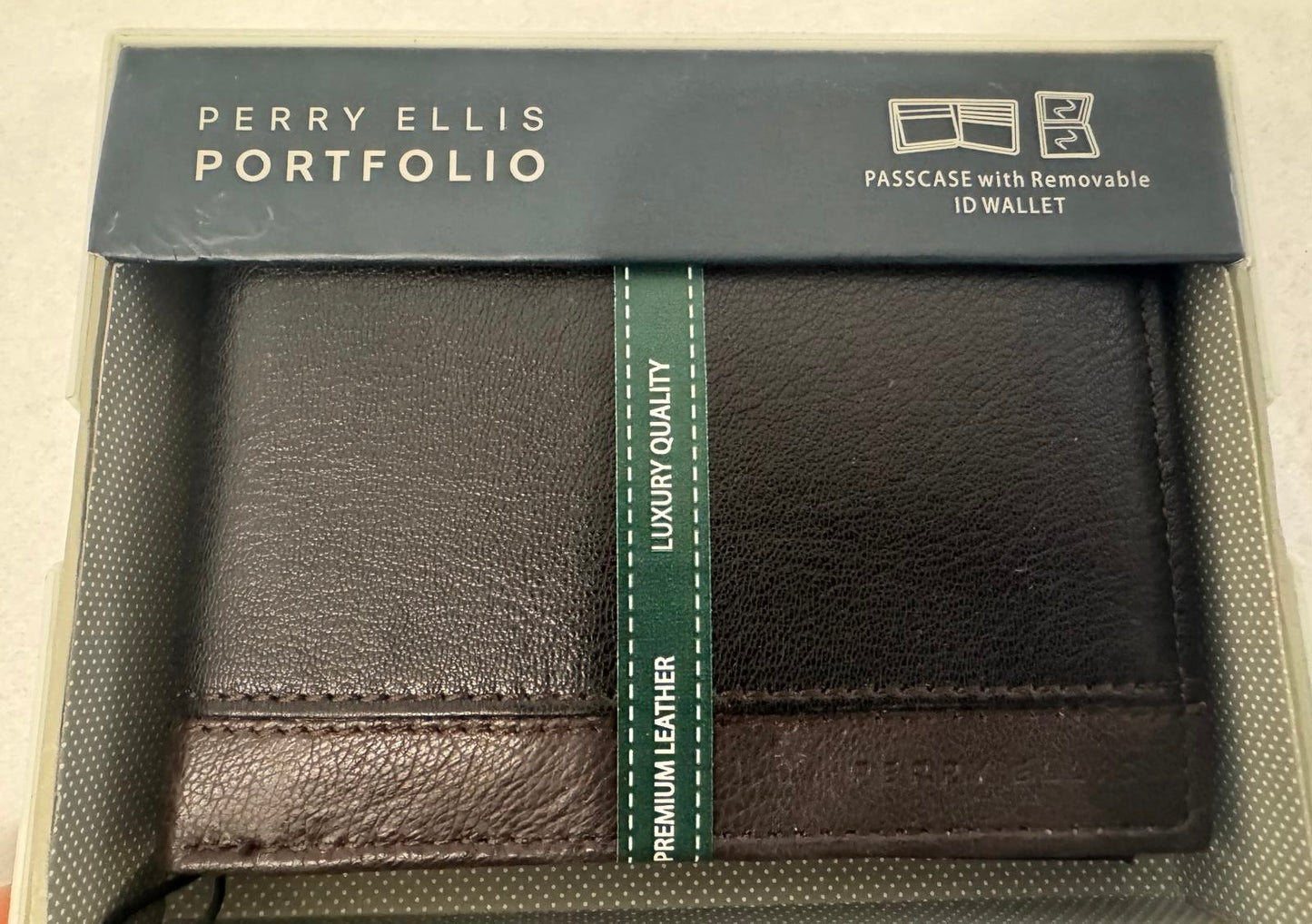 Cartera Perry Ellis para hombre