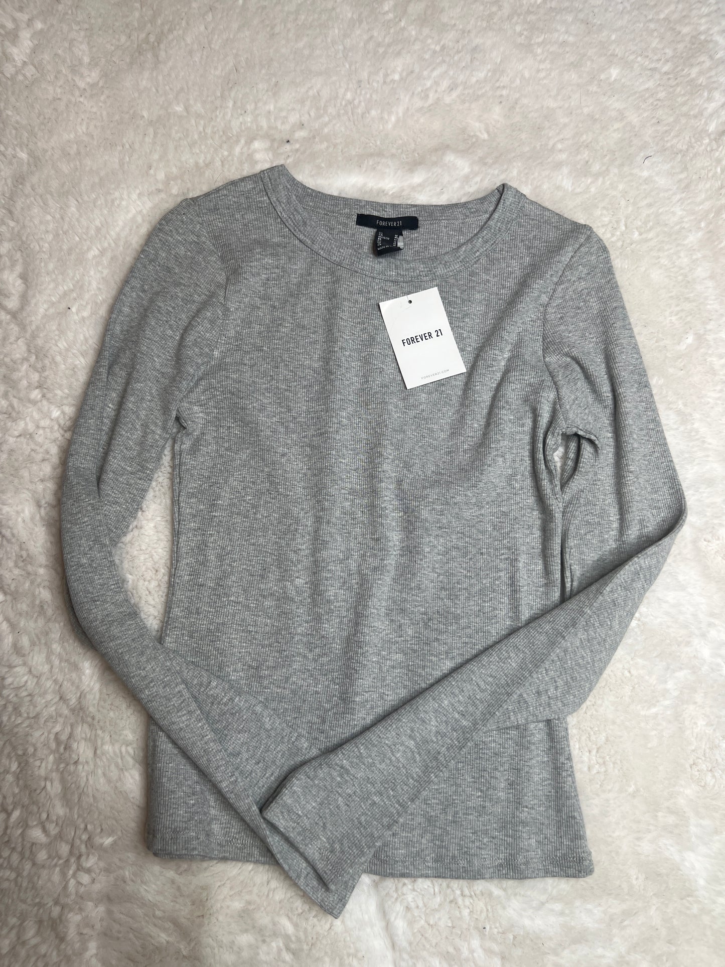 Camiseta manga larga Forever 21 para mujer