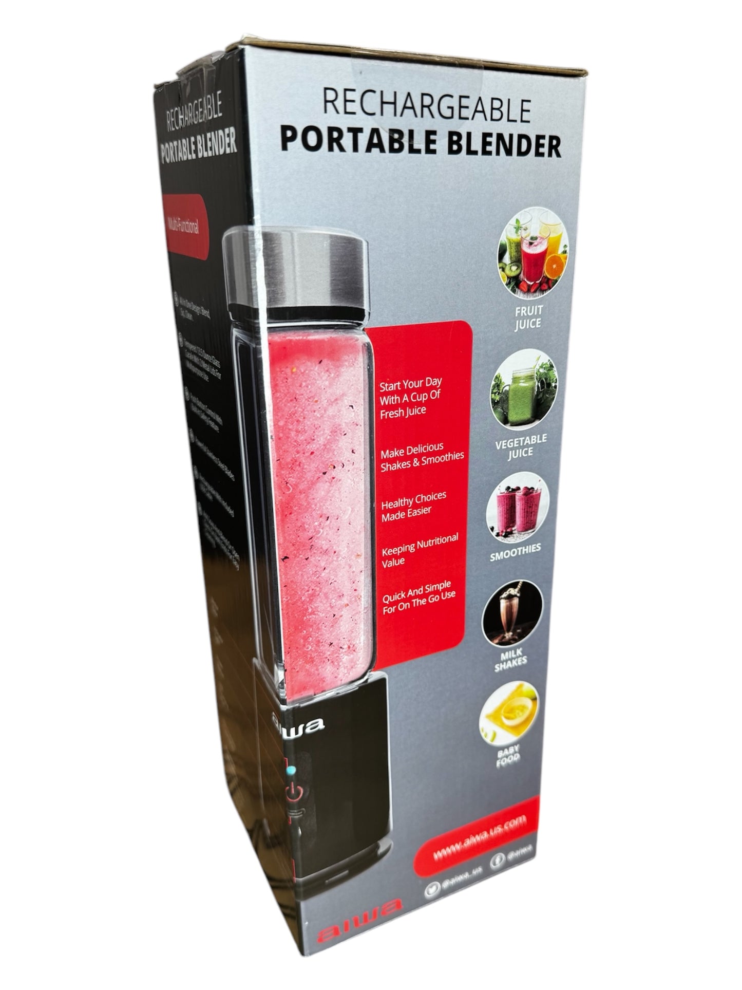 Aiwa Mini licuadora portátil