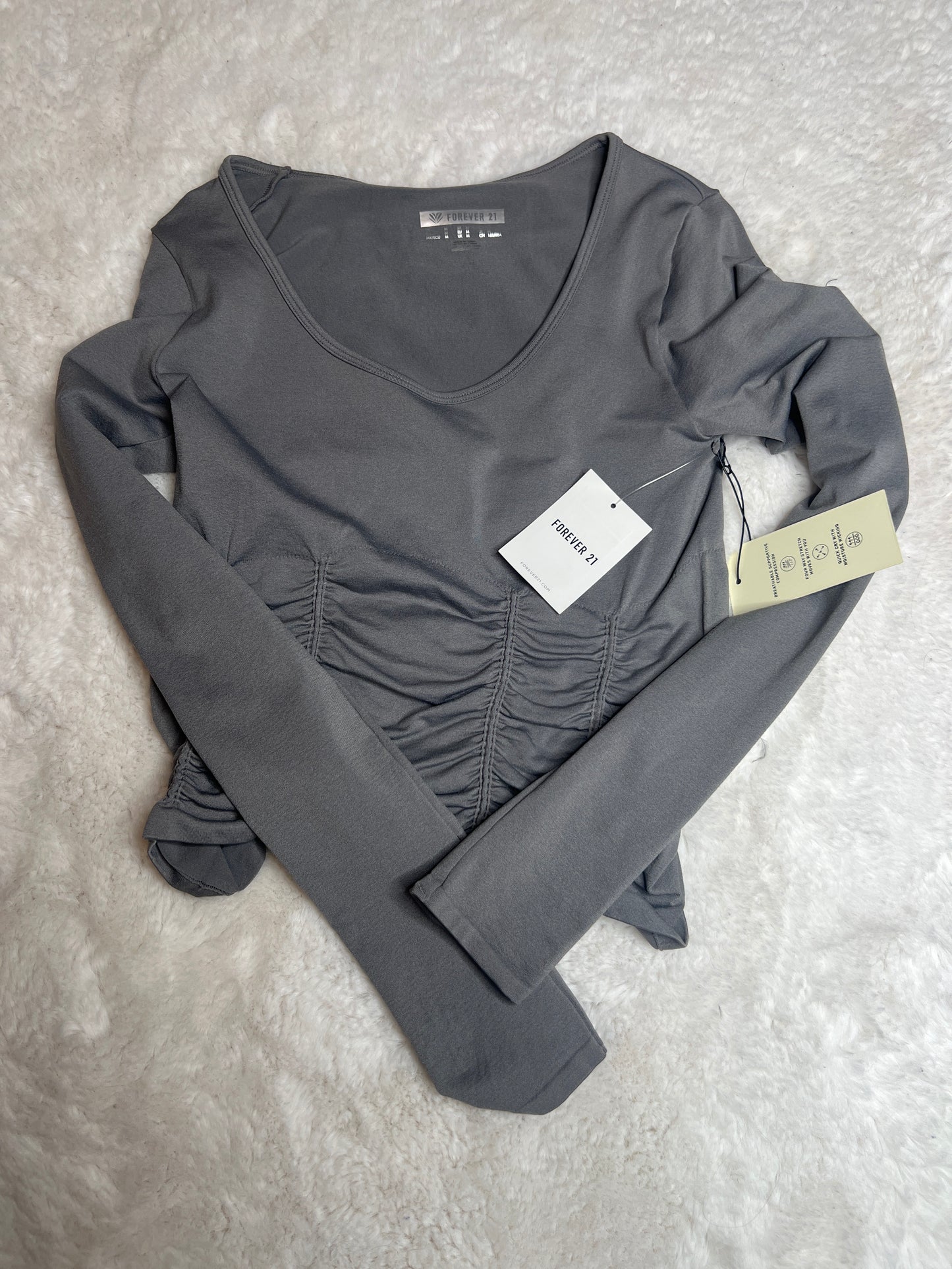 Blusa manga larga Forever 21 para mujer