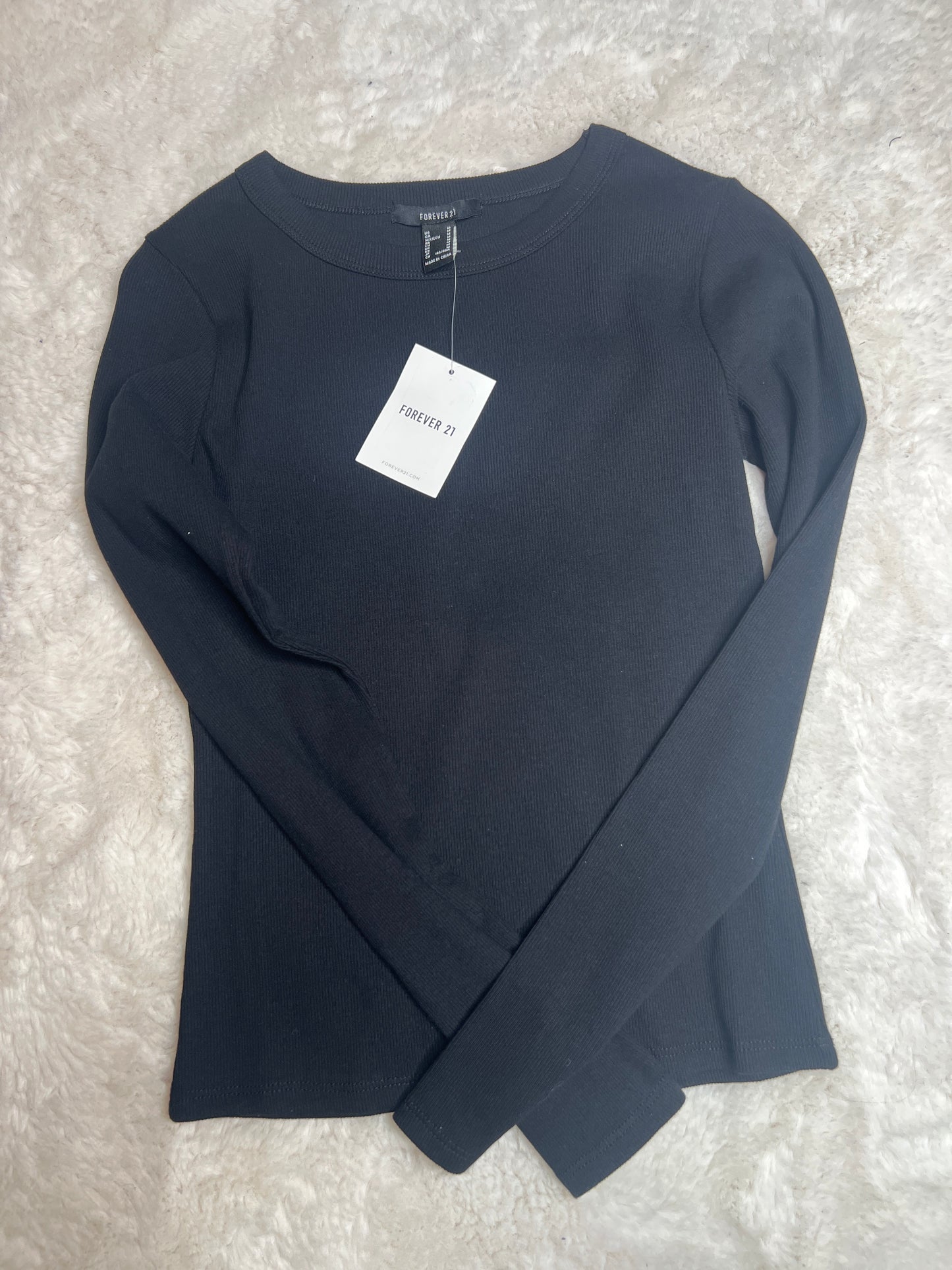 Camiseta manga larga Forever 21 para mujer
