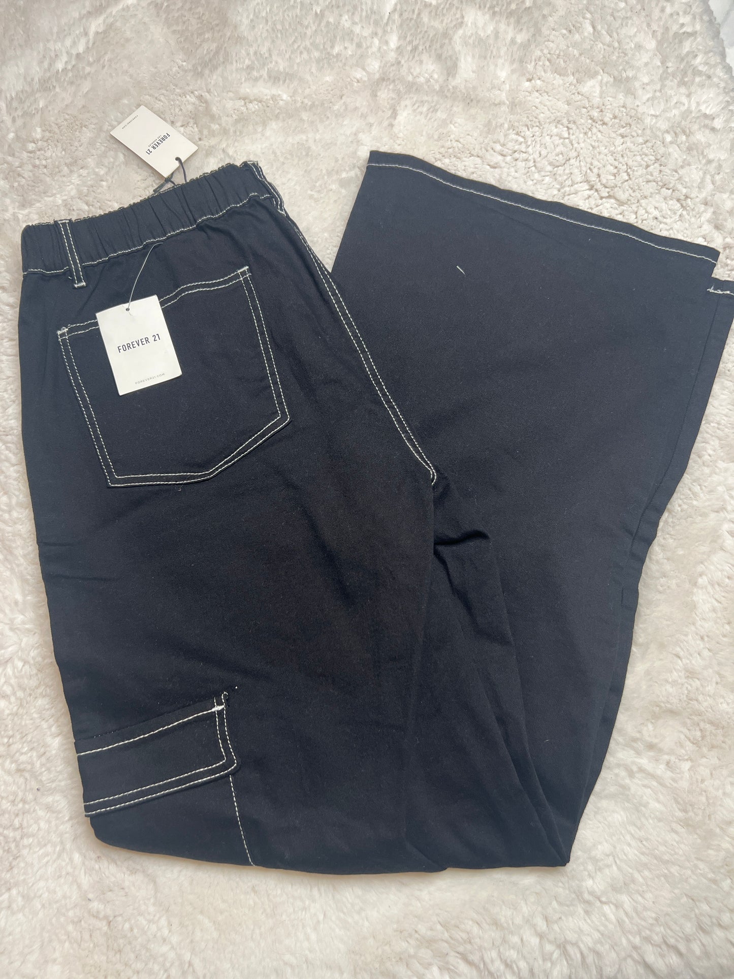 Pantalón ancho forever 21 para dama