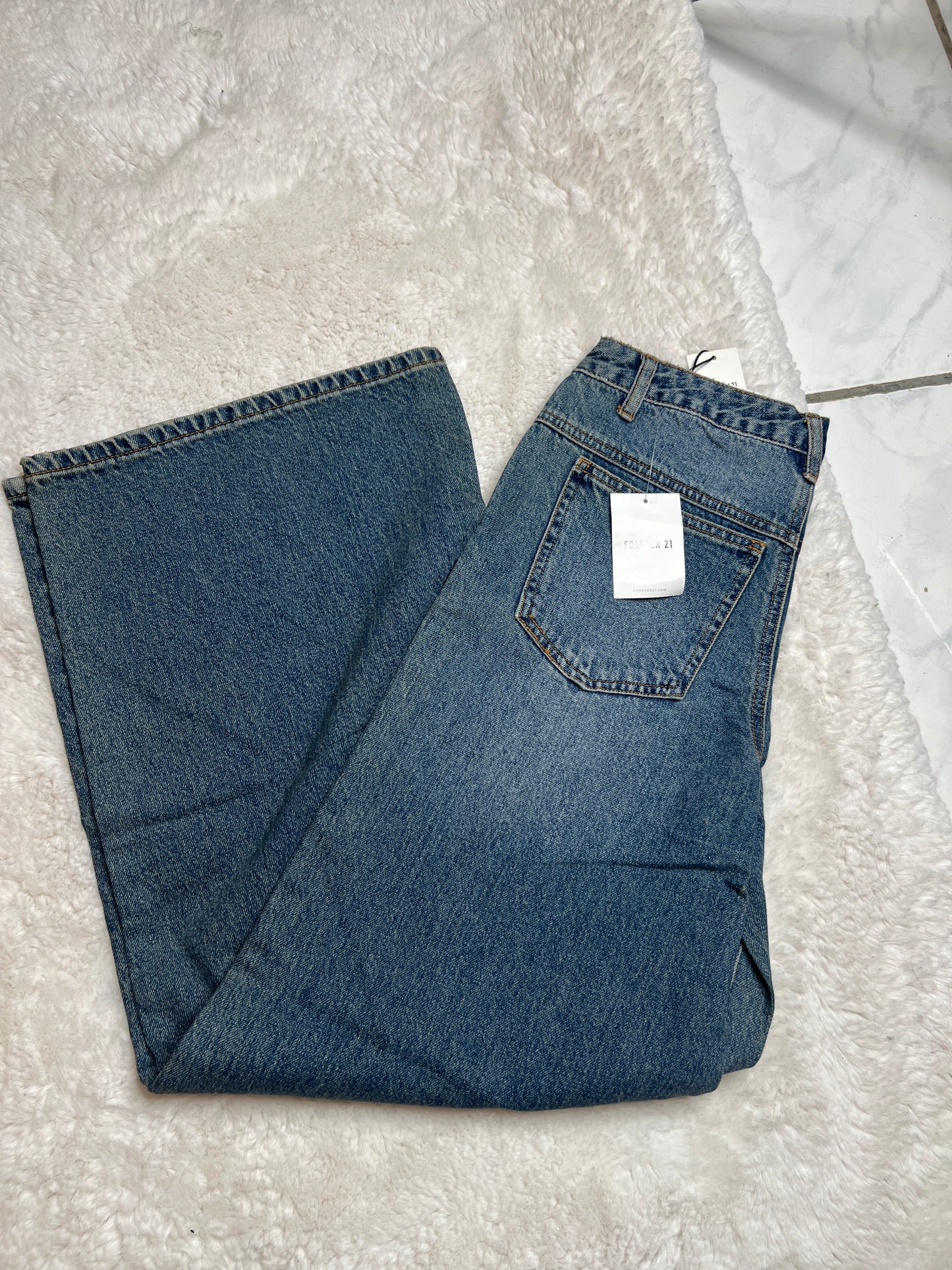 Pantalón ancho forever 21 para mujer