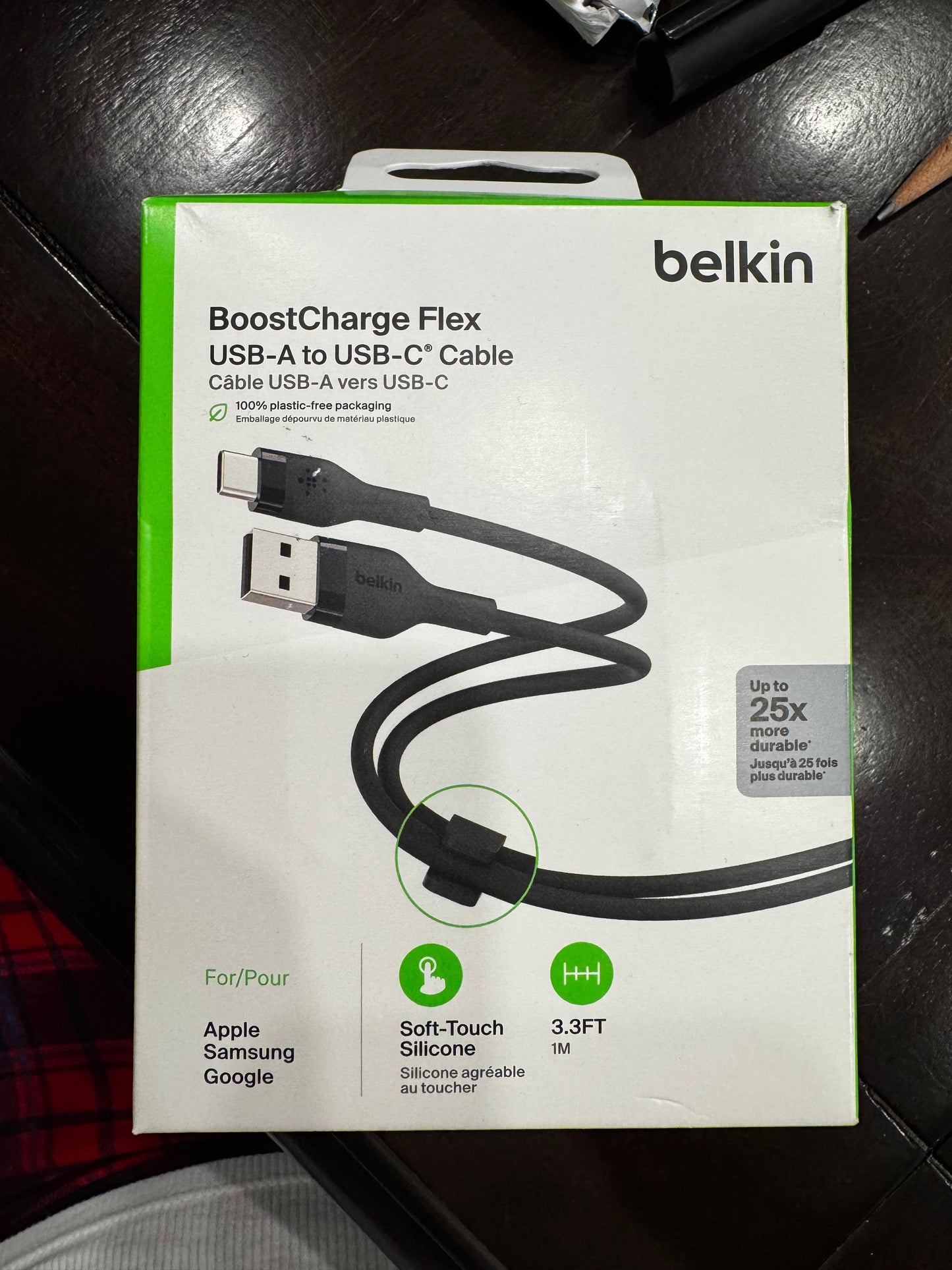 Cable Belkin BoostCharge USB-C & USB-A (3.3 ft)