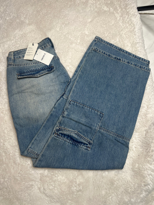 Pantalón ancho forever 21 para dama
