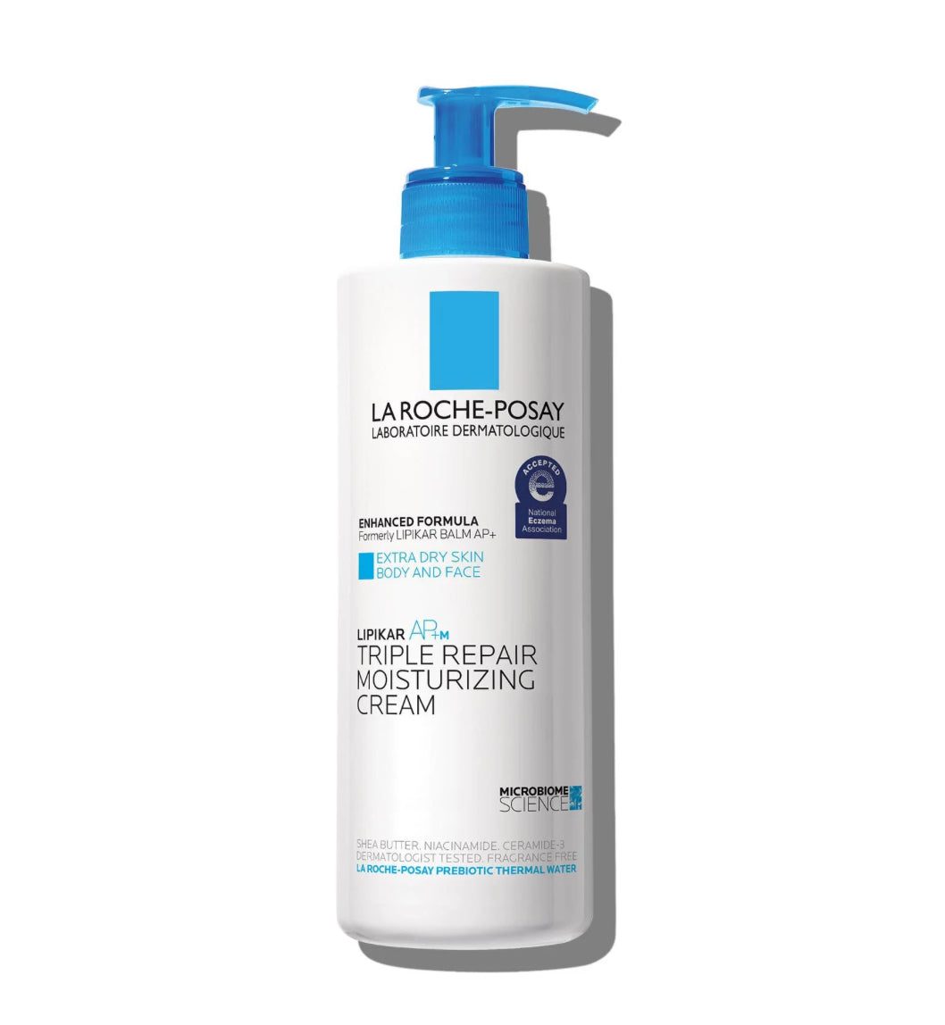 La Roche-Posay LIPIKAR AP+M TRIPLE REPAIR BODY MOISTURIZER FOR DRY SKIN, 13.52 FL OZ