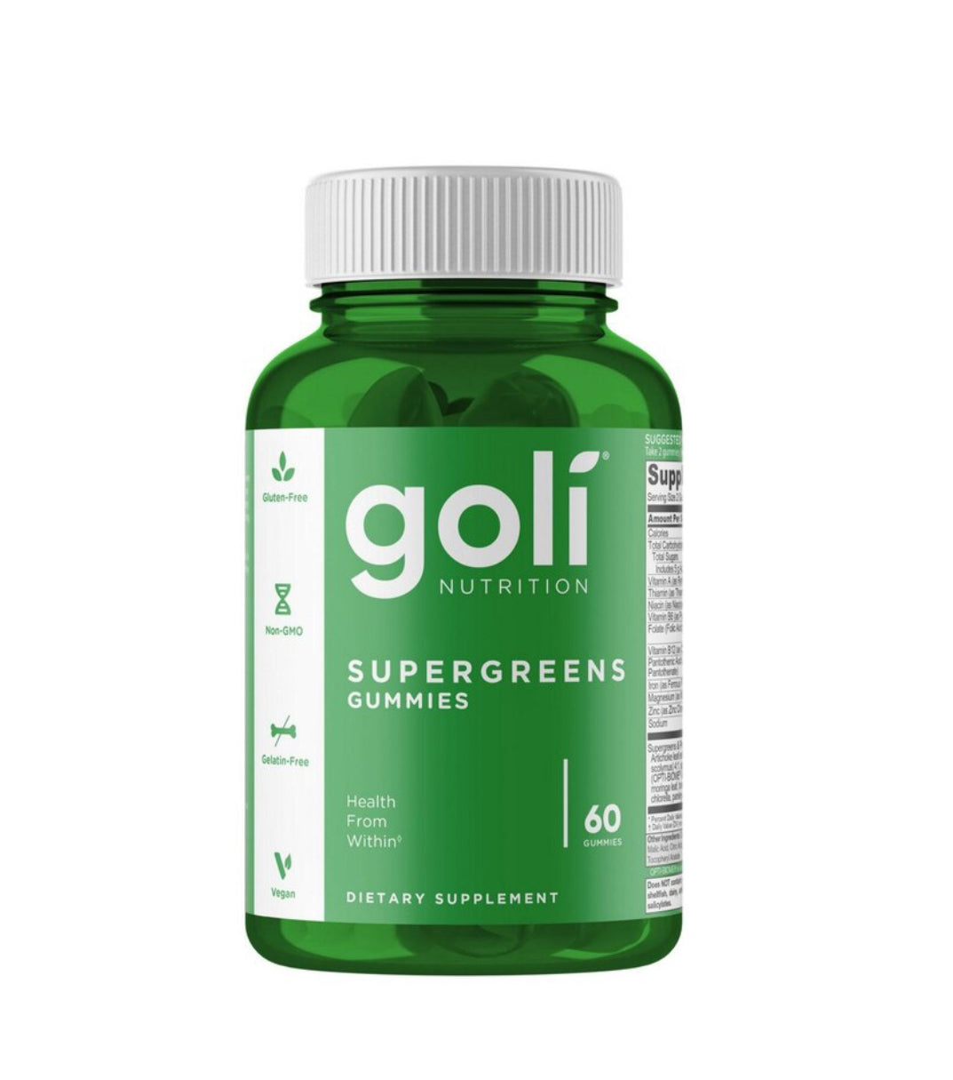 Gomitas Goli Supergreens, 60 CT