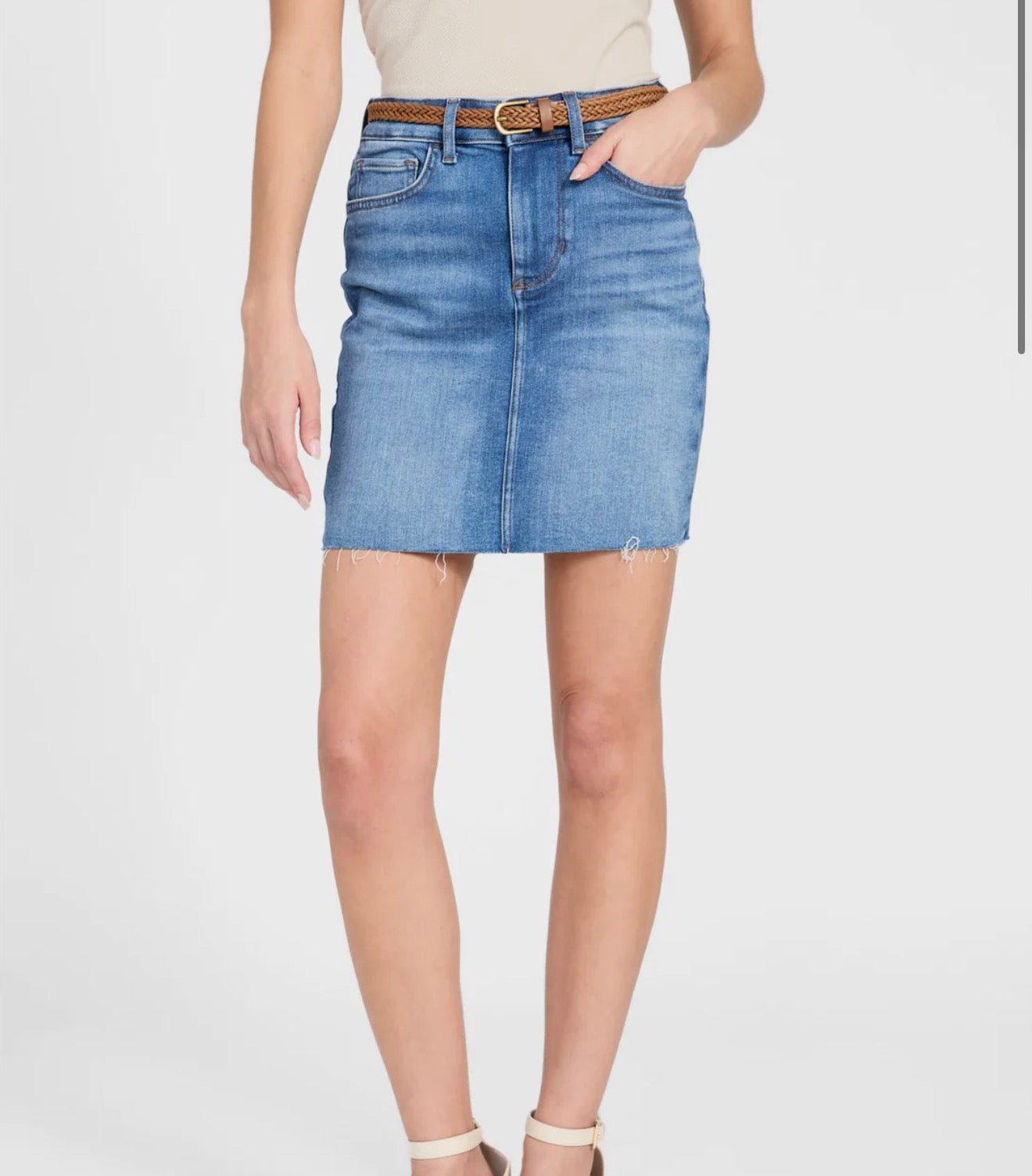 Minifalda Guess Eleyna Jean Mujer