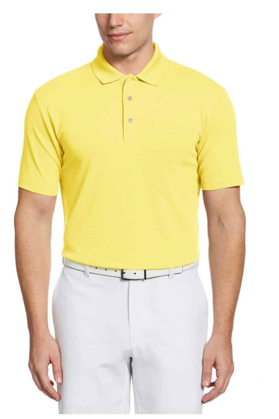 Camisa GrandSlam Performance estilo Polo con Textura Hombre