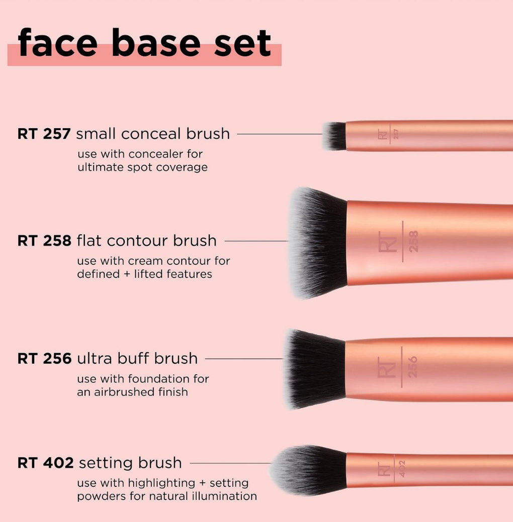 Real Techniques Face Base Set- Pinceles