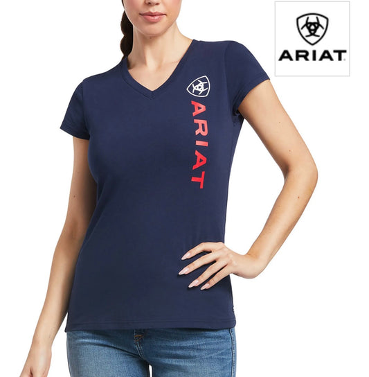 Camiseta Ariat Vertical Logo para mujer