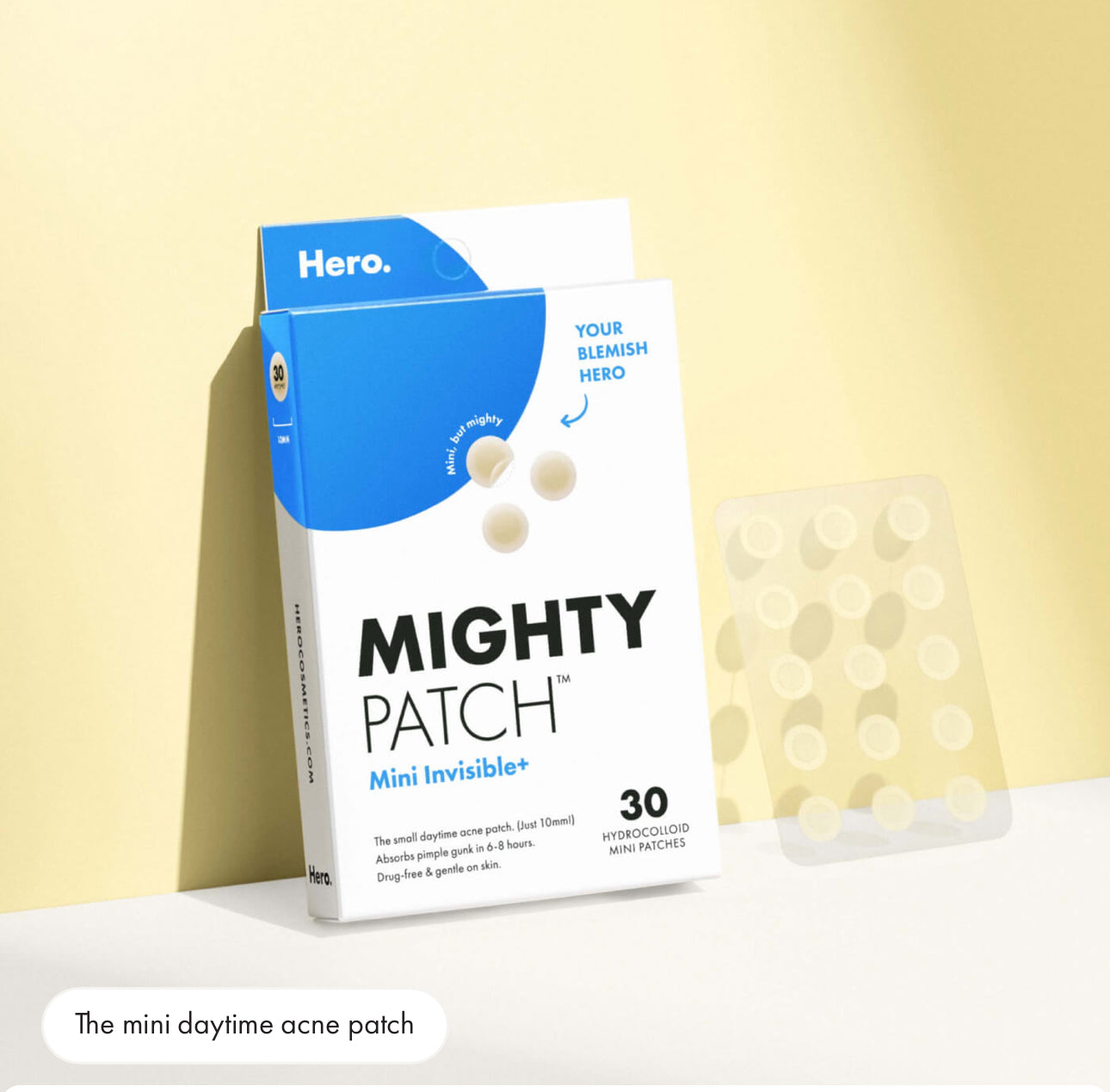 Mighty Patch™ Mini Invisible+
The mini daytime acne patch