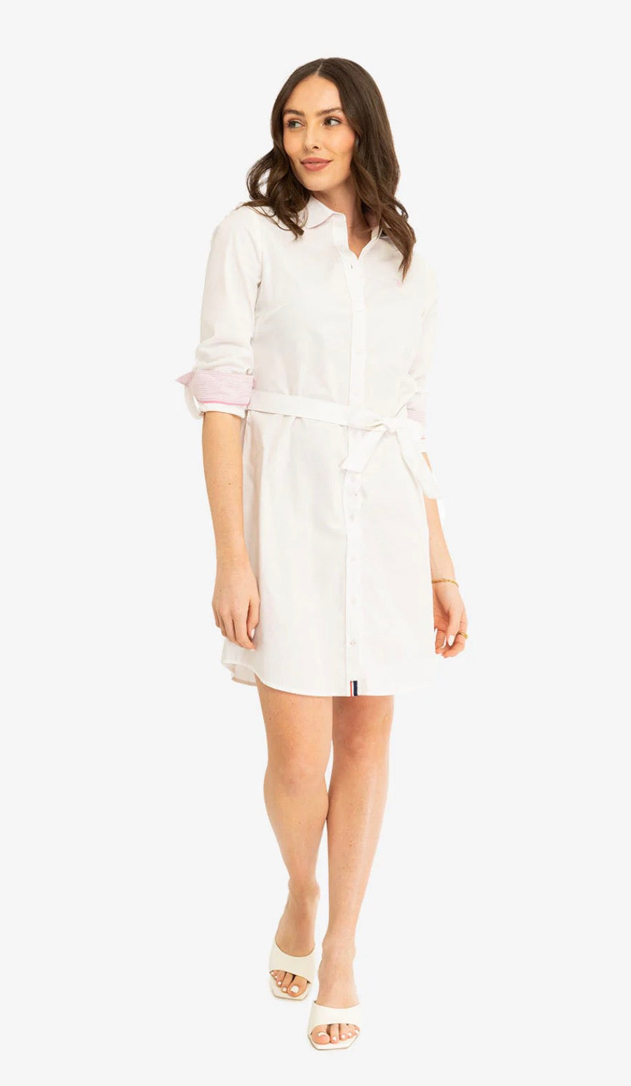 VESTIDO US POLO ASSN. OXFORD SÓLIDO