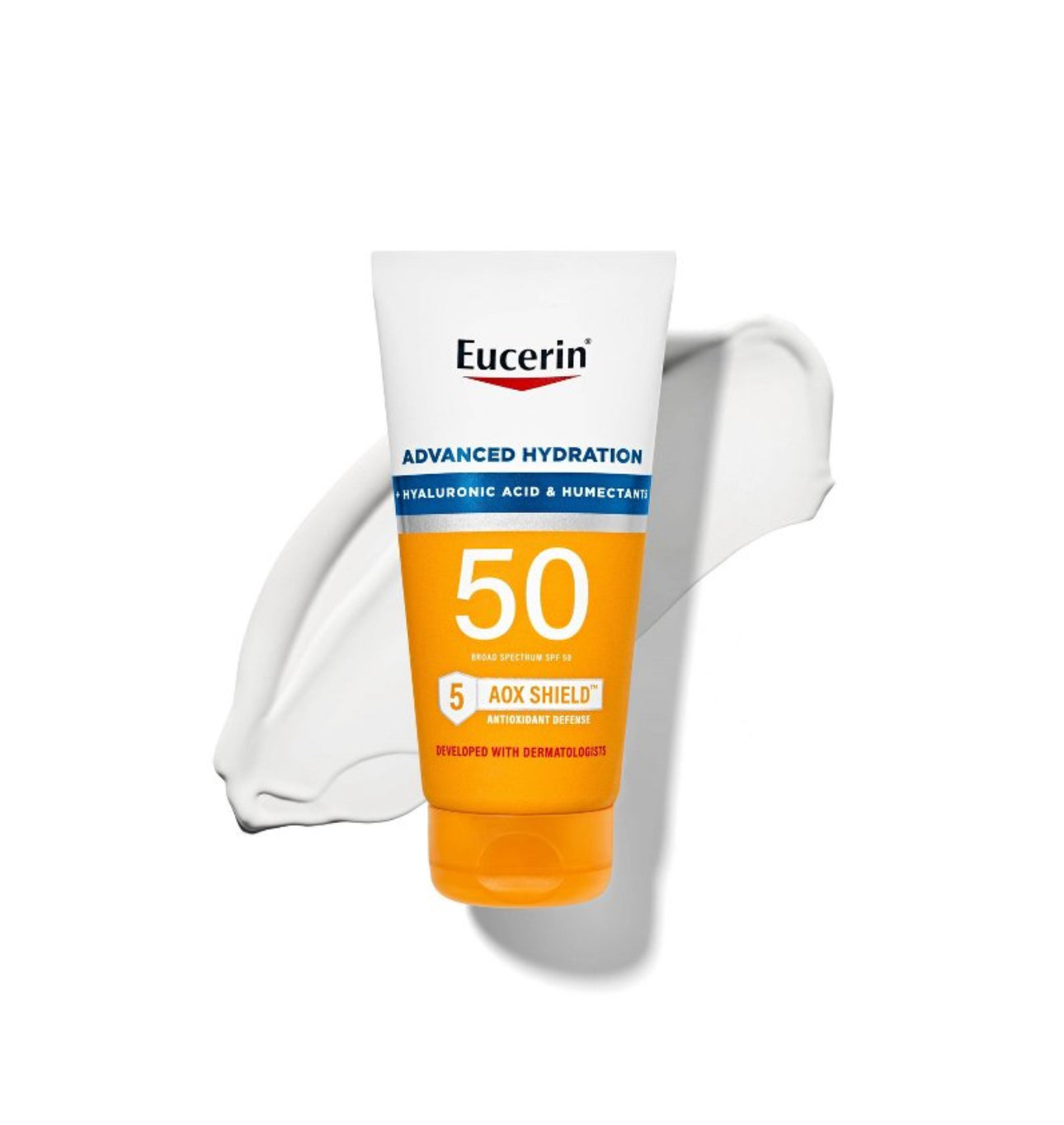 Eucerin Advanced Hydration Sunscreen w/Hyaluronic Acid , SPF 50, 5 Oz