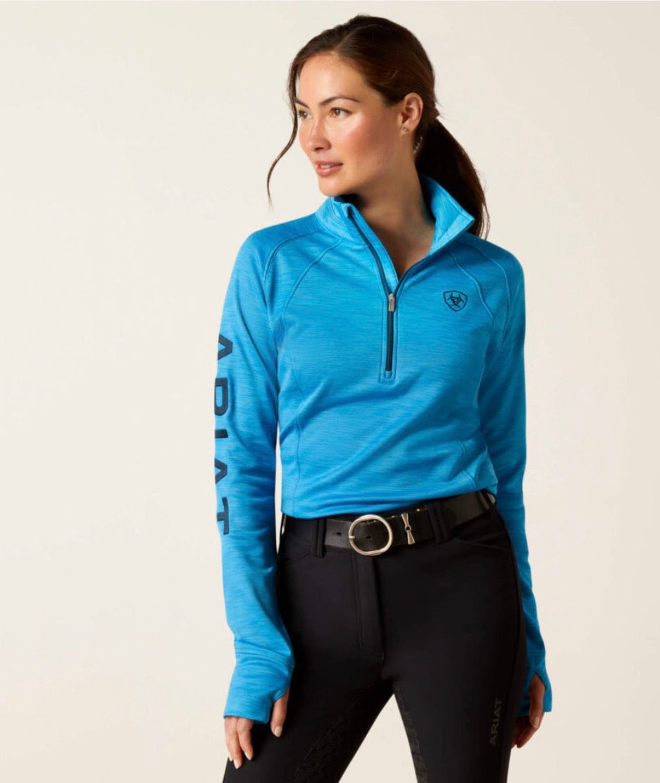 Sudadera ARIAT con cremallera Tek Team 1/2 para MUJER