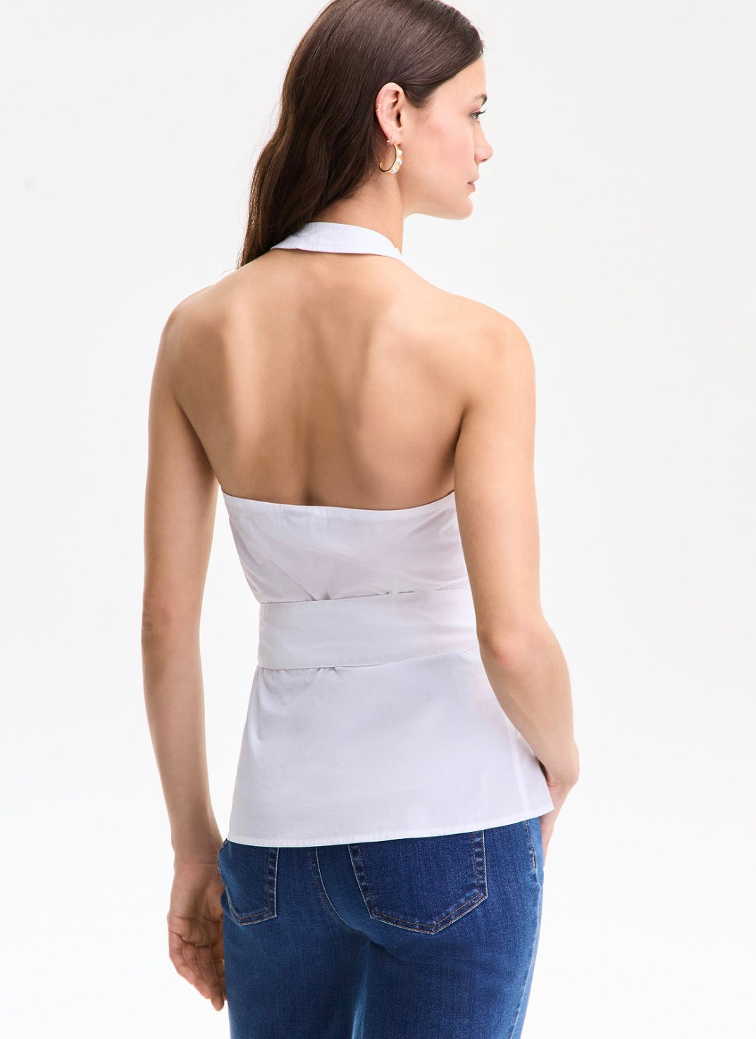Blusa INC con cinturón para mujer