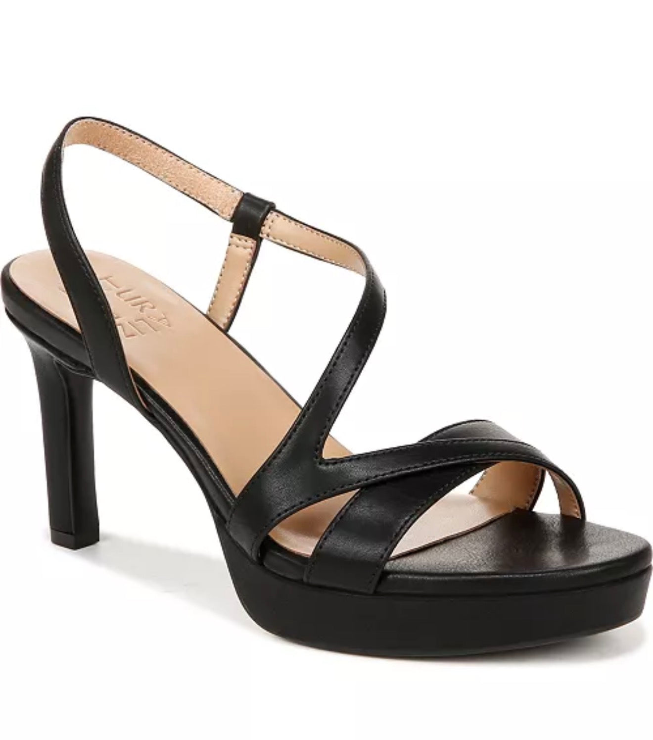 Zapatos Natrualizer Abby Open Square Toe Platform Sandalias de vestir para mujer