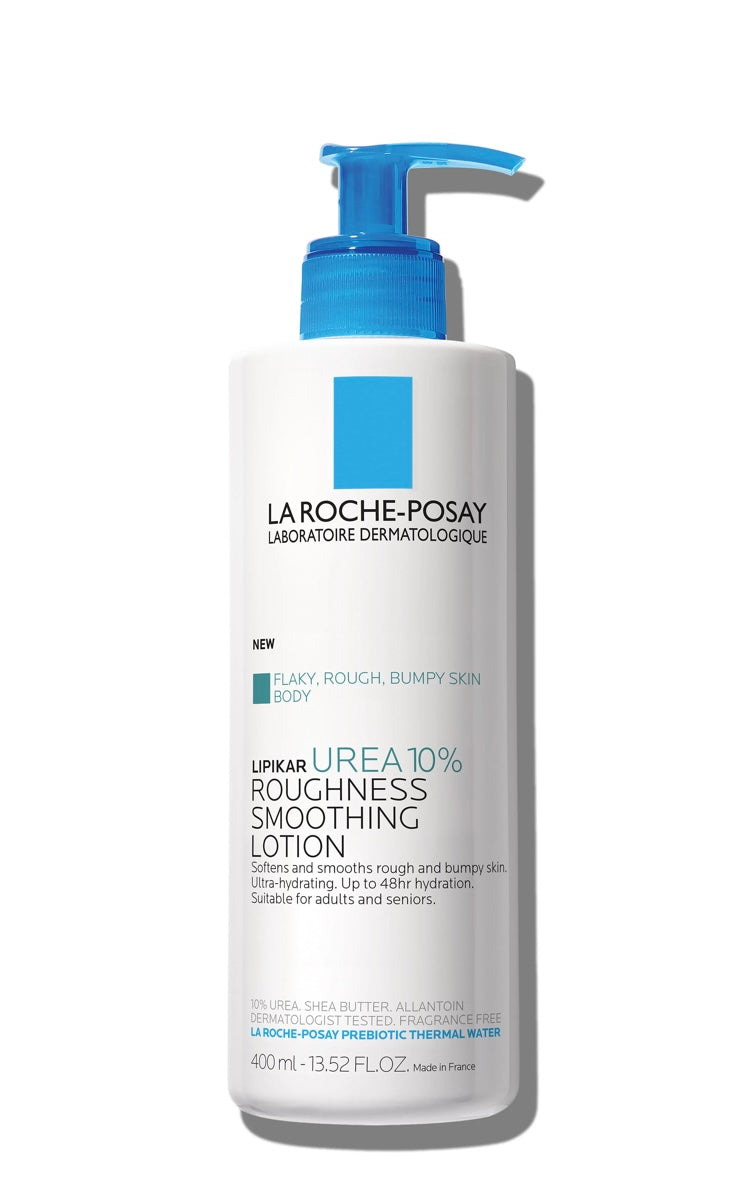 La Roche-Posay LIPIKAR UREA 10% ROUGHNESS SMOOTHING LOTION, 13.52 FL OZ