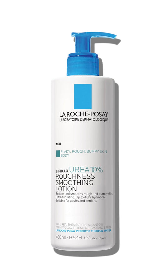 La Roche-Posay LIPIKAR UREA 10% ROUGHNESS SMOOTHING LOTION, 13.52 FL OZ
