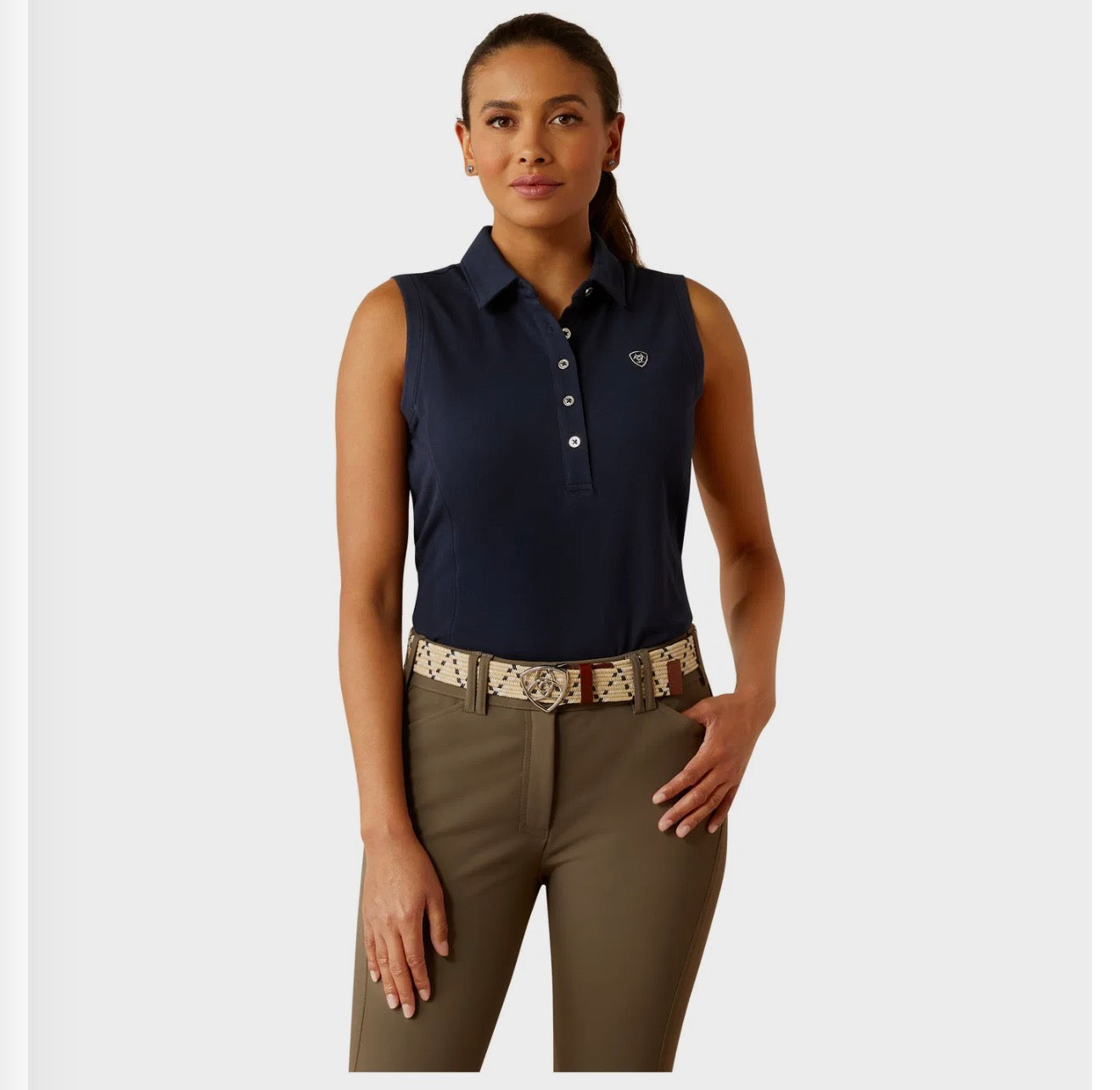 Camisa ARIAT Polo sin mangas Prix 3.0 para mujer