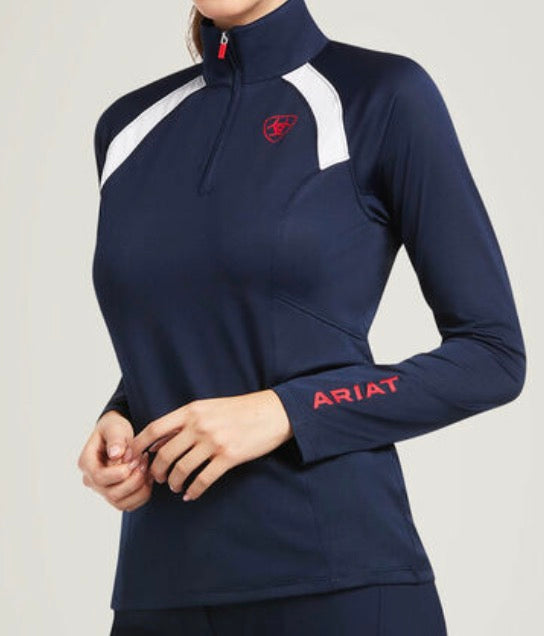 Ariat Sunstopper 2.0 Equipo 1/4 Zip Baselayer Para Mujeres