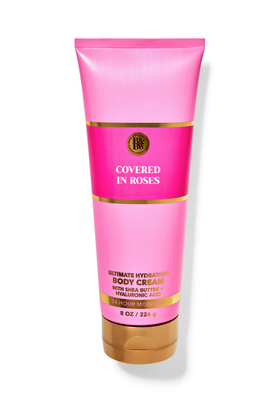 Crema Bath & Body Works Ultimate Hydration Body Cream- Covered in Roses