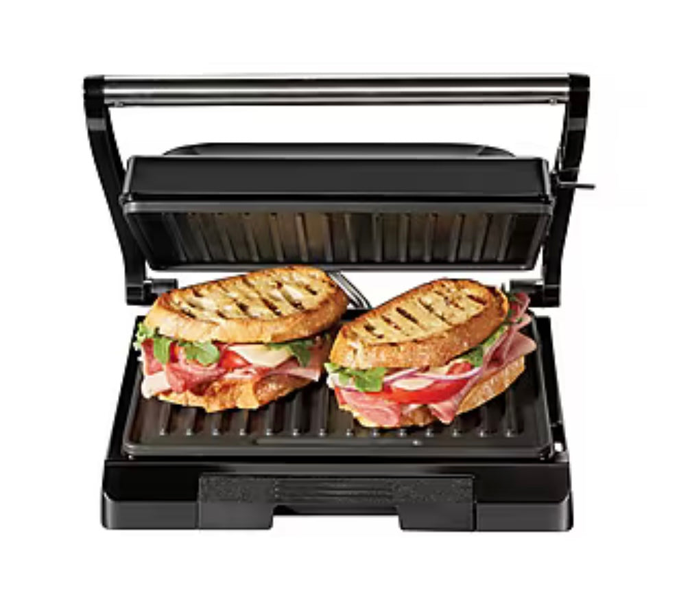 Parrilla Panini Proctor Silex 3.9" H x 11.7" W x 10.2" D