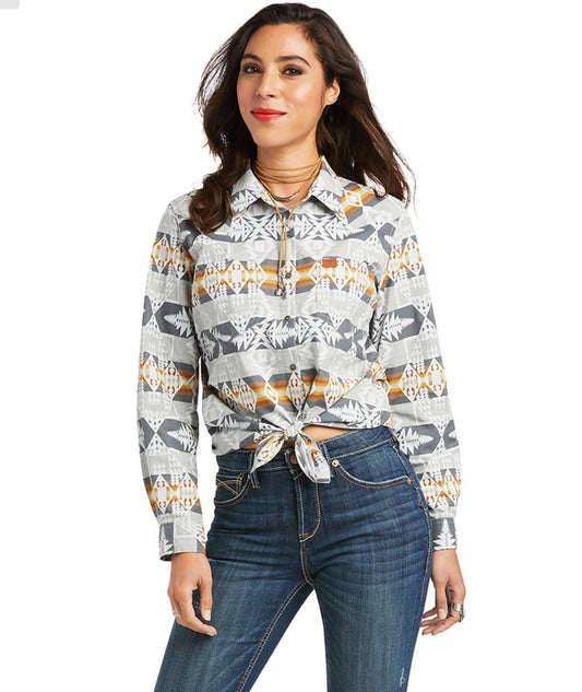 Camisa con botones Ariat para mujer