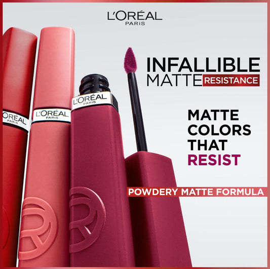 L’Oréal Paris Infallible Matte Liquid Lipstick- Lapis Labial