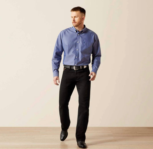 Camisa ARIAT de corte clásico Oxford sin arrugas Hombre