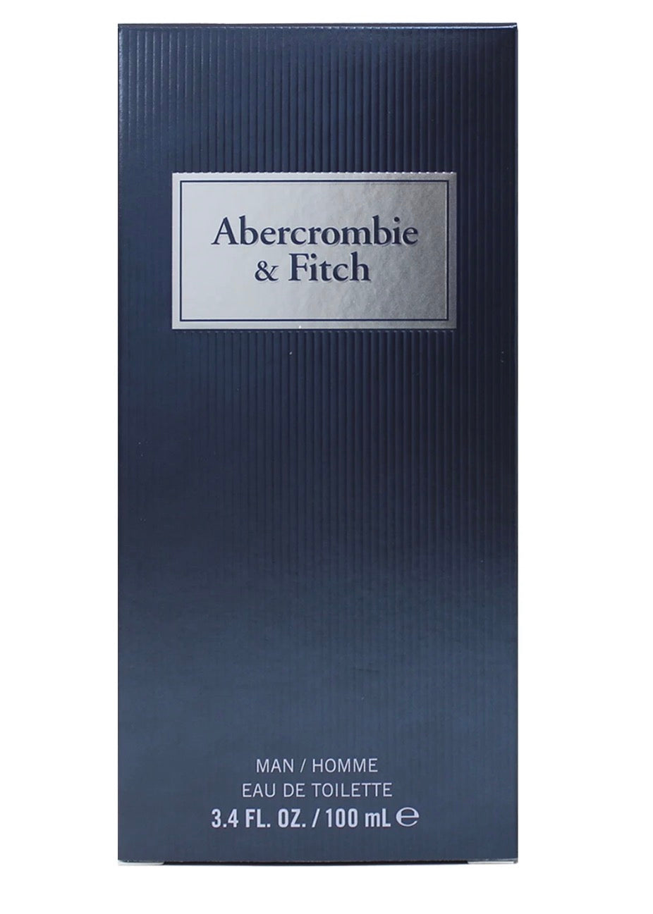 Perfume Abercrombie and Fitch First Instinct Blue Eau De Toilette Spray, Cologne for Men, 3.4 Oz.