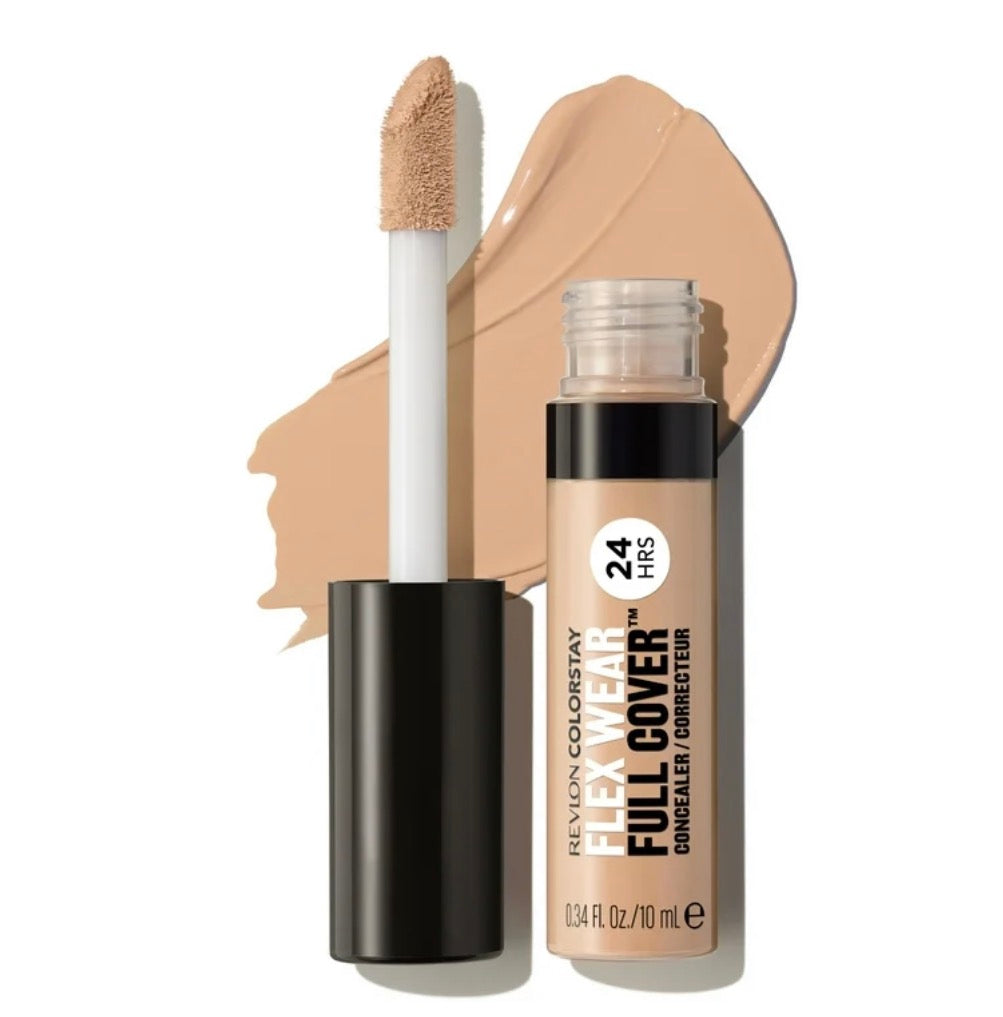 Revlon ColorStay Flex Wear Concealer, Full Coverage, 24HR Wear, 030 Light Medium, 0.34 fl oz