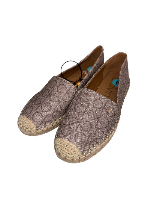 Zapatos Calvin Klein Alpargata sin cordones con el logotipo