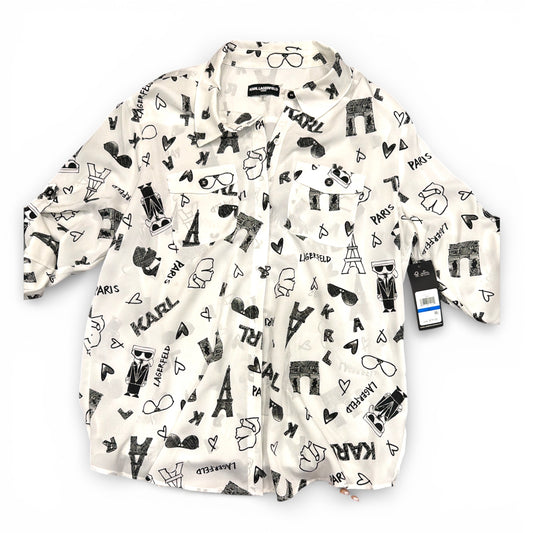 Camisa de vestir Karl Lagerfeld para mujer