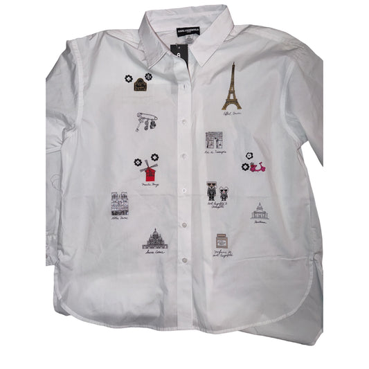Camisa de vestir Karl Lagerfeld para mujer