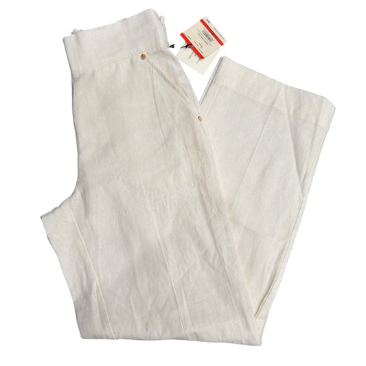 Pantalones Anne Klein de Hilo de mujer (wide leg/high rise)