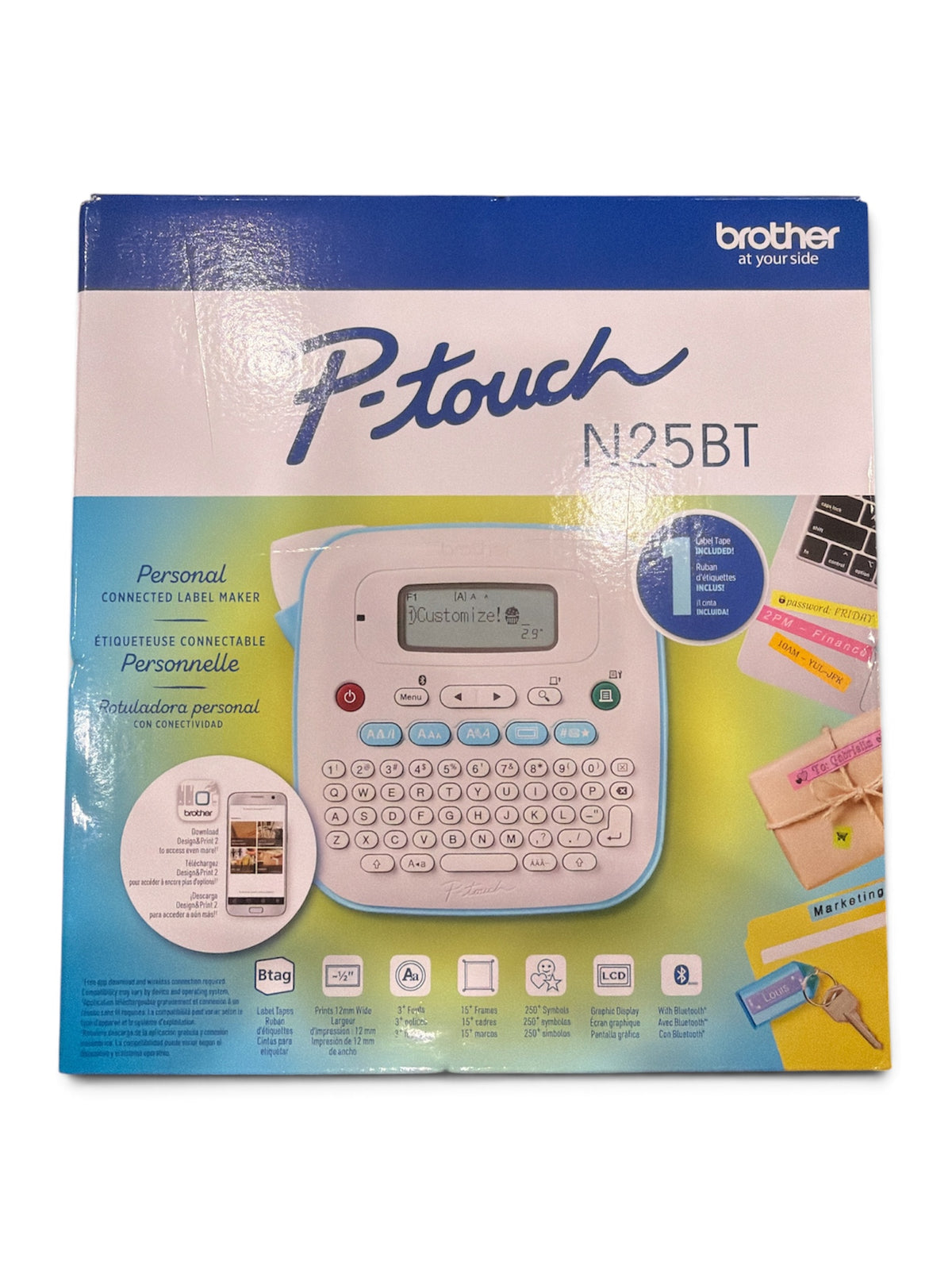 P-touch N25BT Label Maker